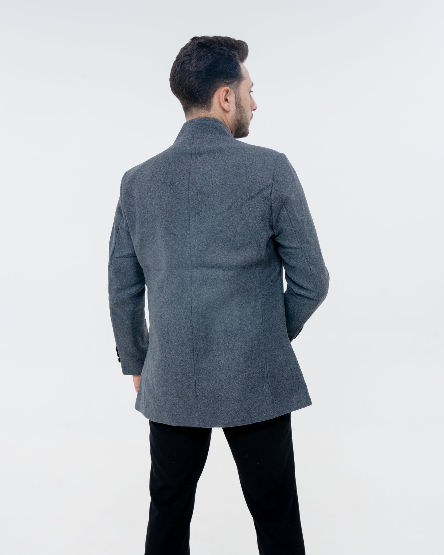 Kensington Coat - Charcoal - Image 2