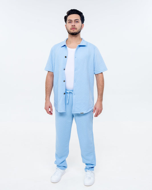 Boulevard Polo Set - Baby Blue