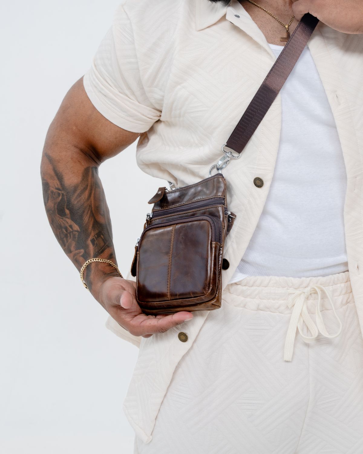Voyager Satchel - Brown