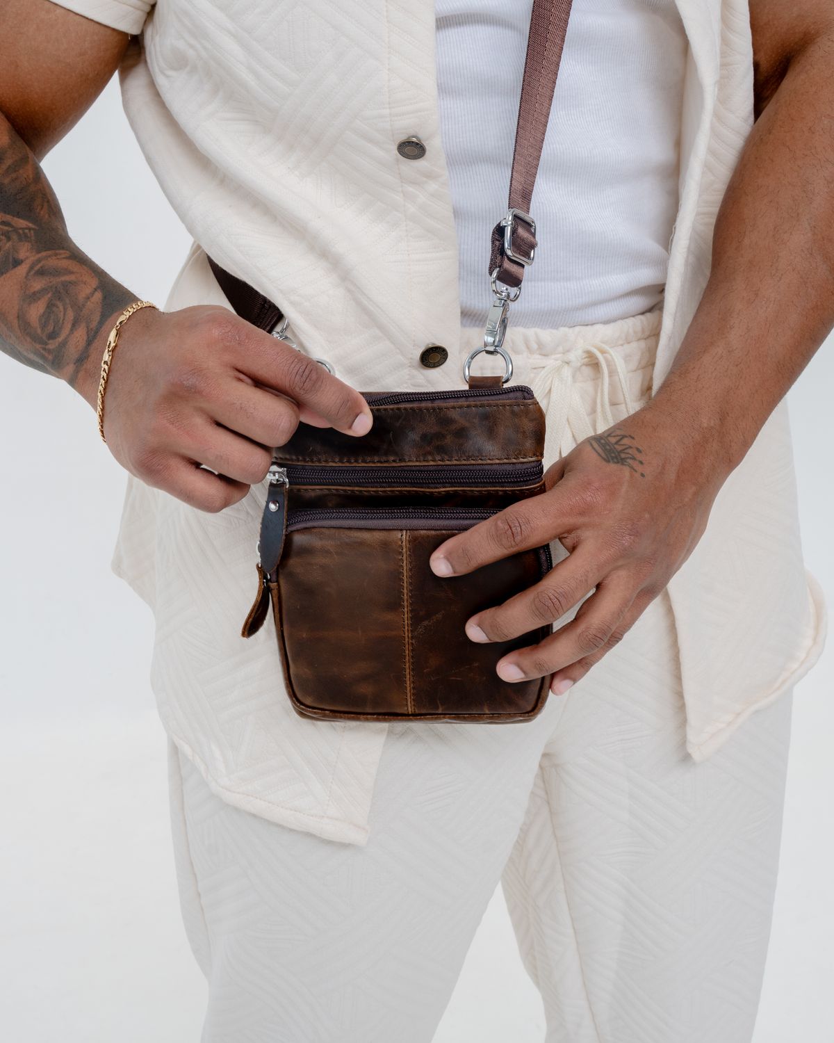 Voyager Satchel - Brown - Image 3