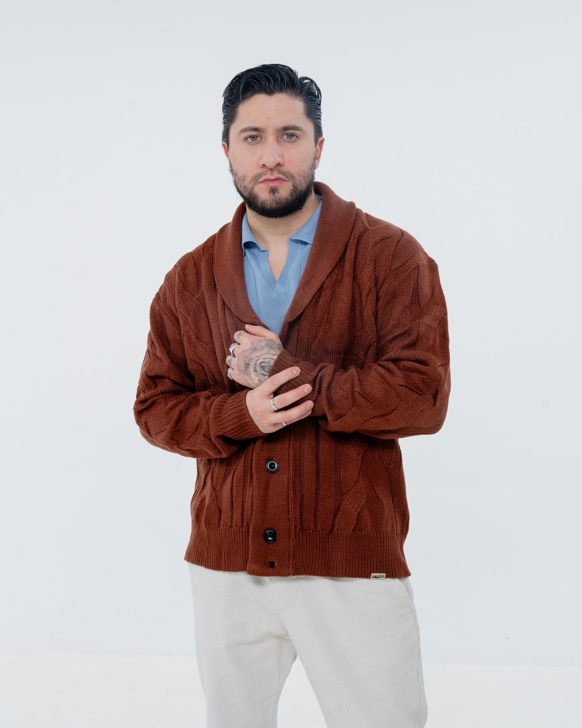 Fireside Cardigan - Brown