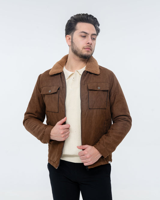 Summit Suede Jacket - Brown