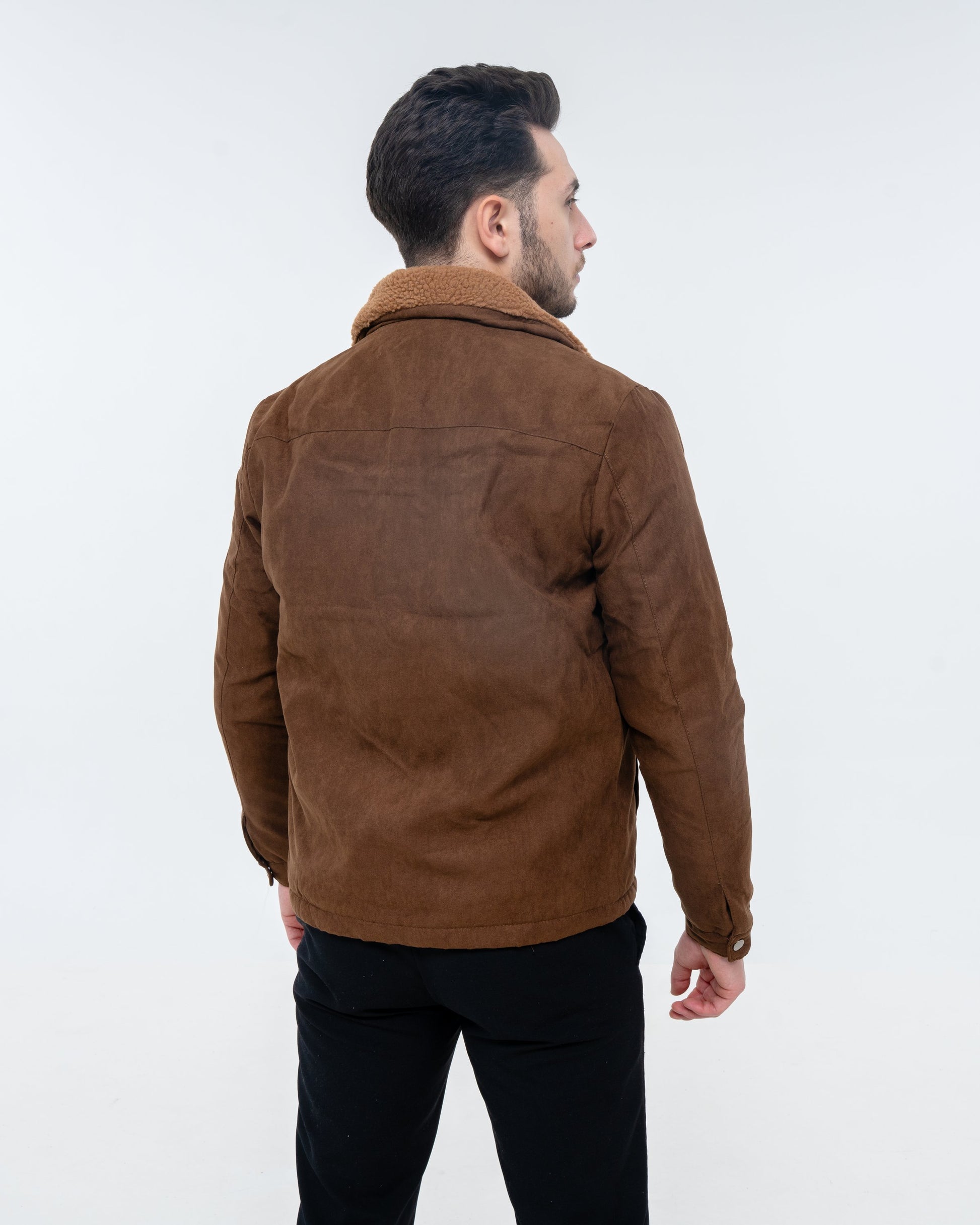 Summit Suede Jacket - Brown - Image 3